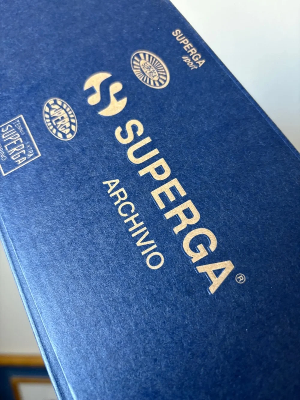 Superga 3192 Campionato Basket sneakers in blue, size 10 M